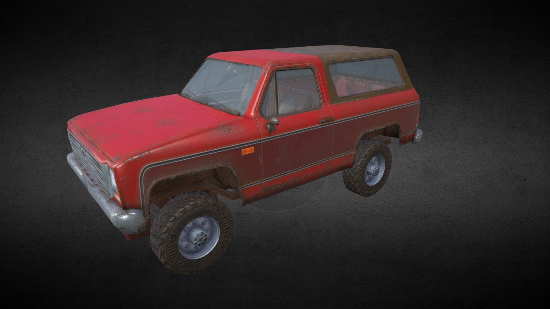 SUV Low poly
