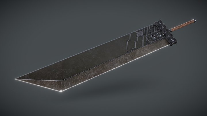 Buster Sword (FFVII: Remake) 3D Model