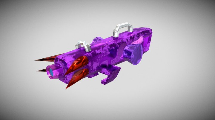 Sci-Fi Rifle 3D Model