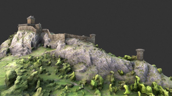 CHATEAU MONTREAL DE SOS 3D Model