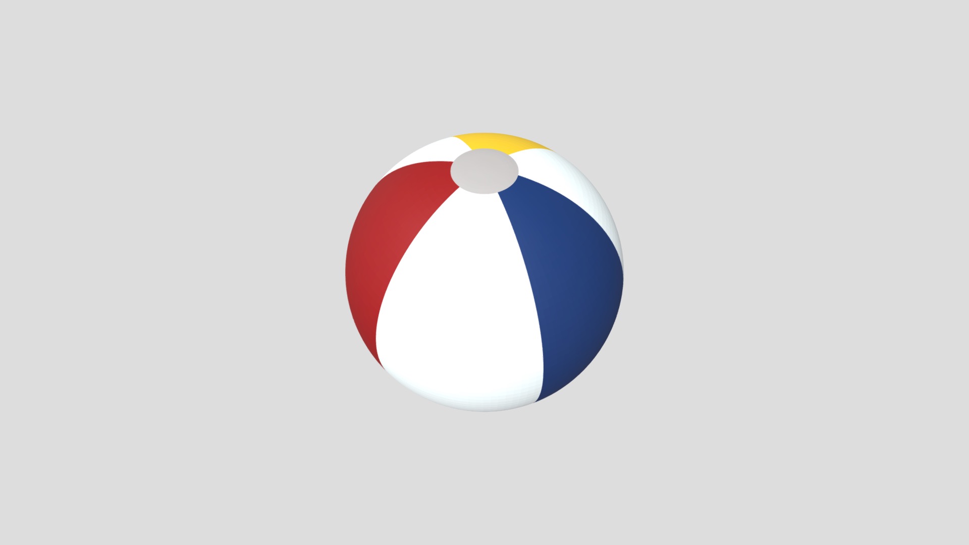 3D model Beach Ball - This is a 3D model of the Beach Ball. The 3D model is about logo, company name.