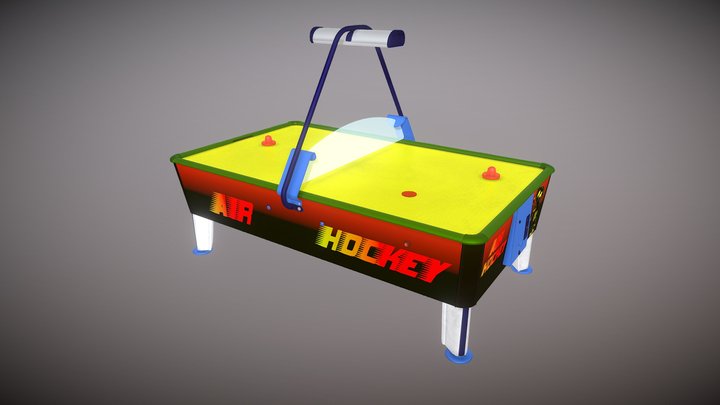 Air Hockey Table | Arcade Game Prop – Modello 3D gratuito STL