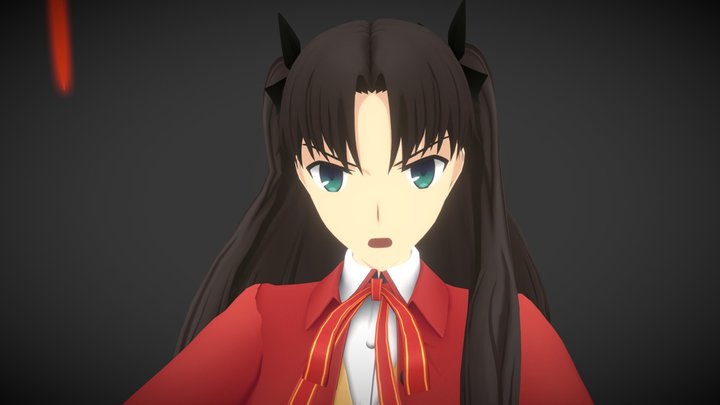 Toosaka Rin　遠坂 凛　Fate 3D Model