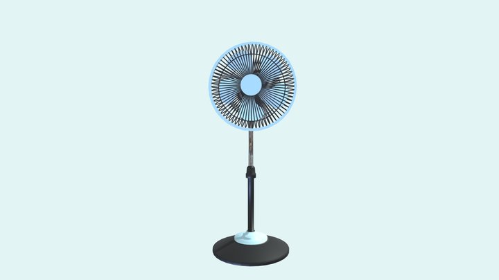 Electric Fan 3D Model