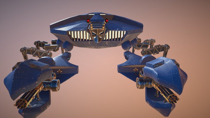 Baby Krab 3D Model