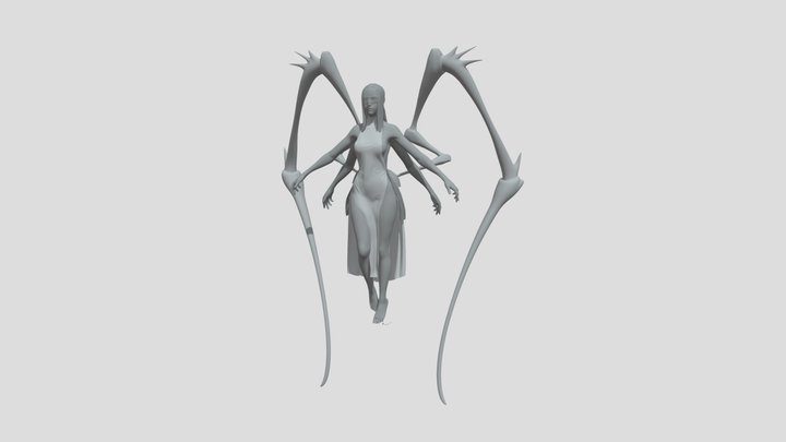 Sparshott Elijah Creature GA7-L 2107 3D Model