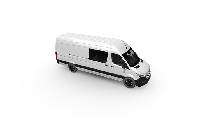 Mercedes-Benz Sprinter Crew Van L3 H2 (2024) 3D Model