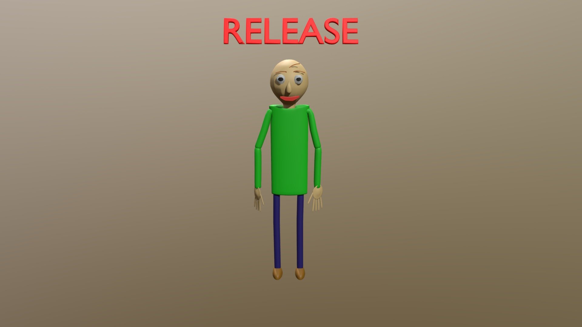 Baldi Final Version - Download Free 3D model by bendygames2018