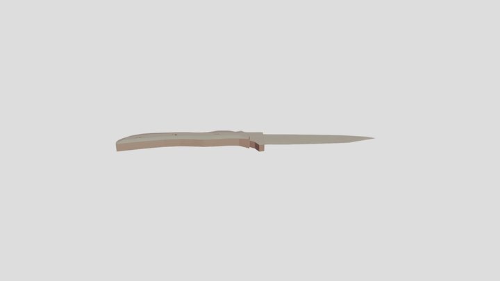 Faca de Combate 3D Model