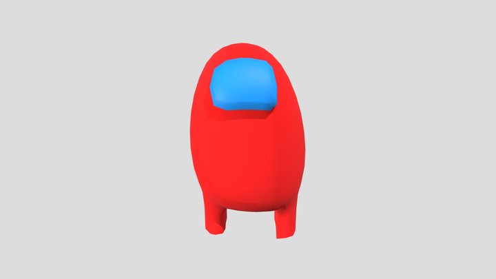 Among us character model free with texture 3D Model