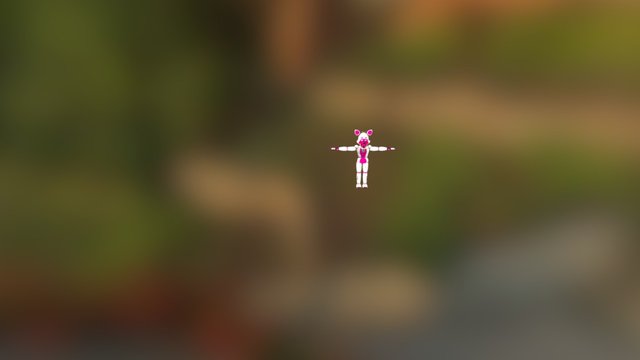 FNaF Sister Location - Funtime Foxy Finished 3D Model