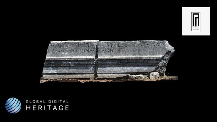 Roman inscription – Kostenloses 3D-Modell STL