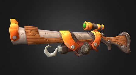 Snipe Rifle 3D Model