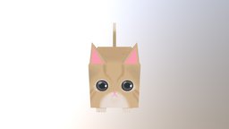 Cube Cat - 3D model by thebome [fdfd2c8] - Sketchfab