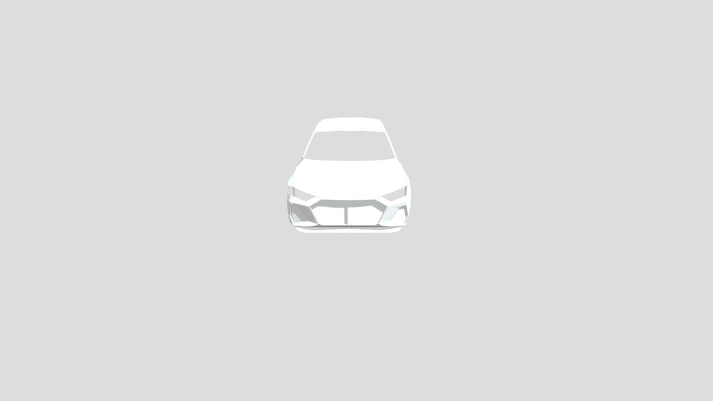 Low Poly Audi RS7 Sportback Model