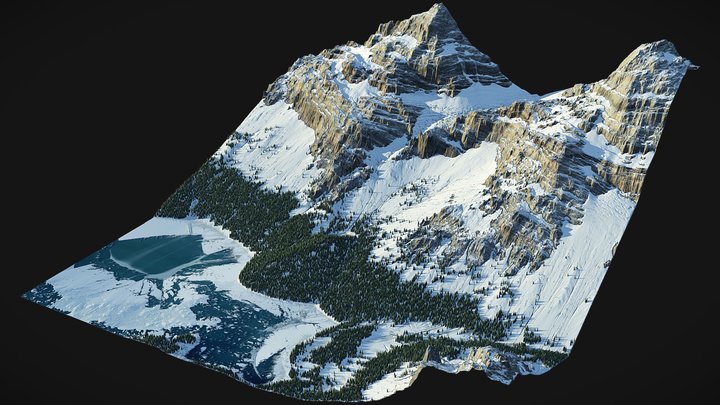 Mountain Lake Part - (World Machine)