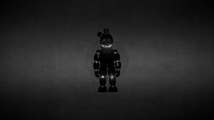 FNaF_2_Withered_Golden_Freddy 3D Model