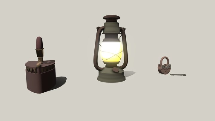 3 Low Poly For XYZ School 3D Model