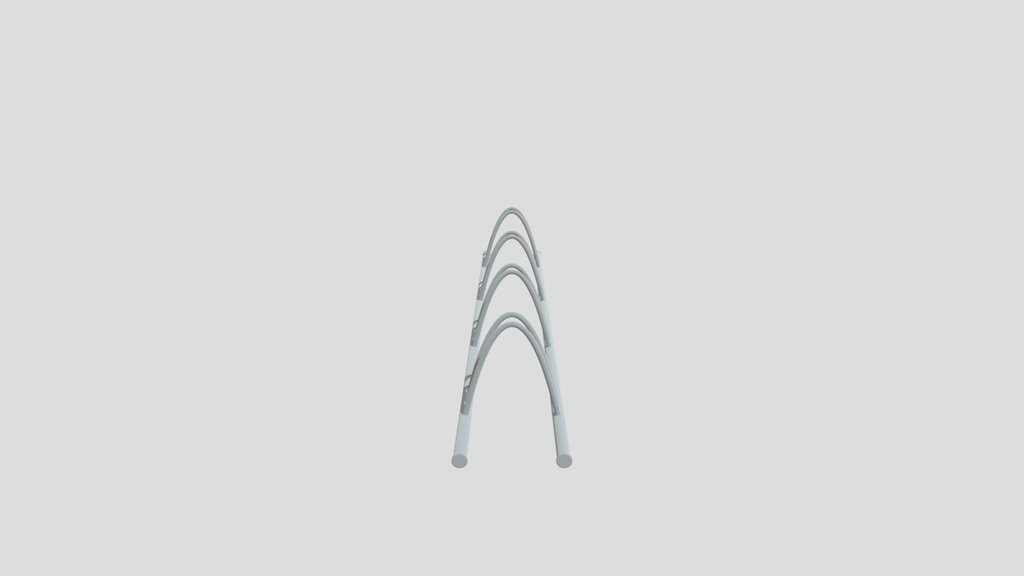 Bicycle Rack With 4 Slots