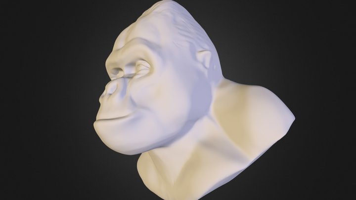 JJs_gorilla_04 3D Model
