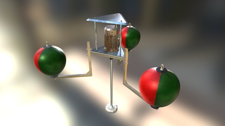 Floating Aerator 2 3D Model