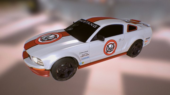 Sports Car Challenge 3D Model