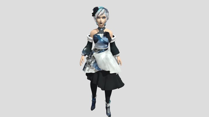 Lilly moon – Gratis 3D-model STL