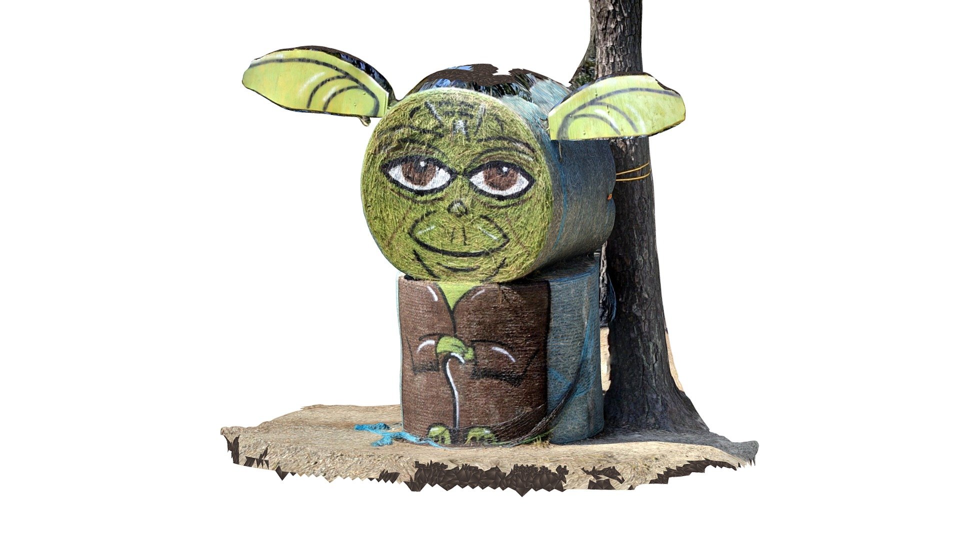 Yoda Hay Bales