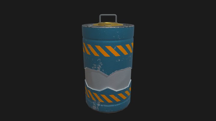 Canister small 3D Model