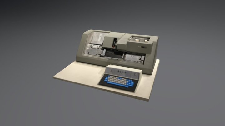 IBM 029 Card Punch 3D Model