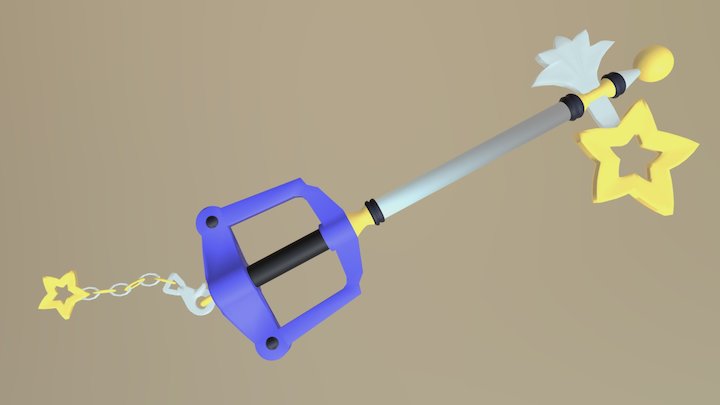 Keyblade - Starlight (Upgrade 1) 3D Model