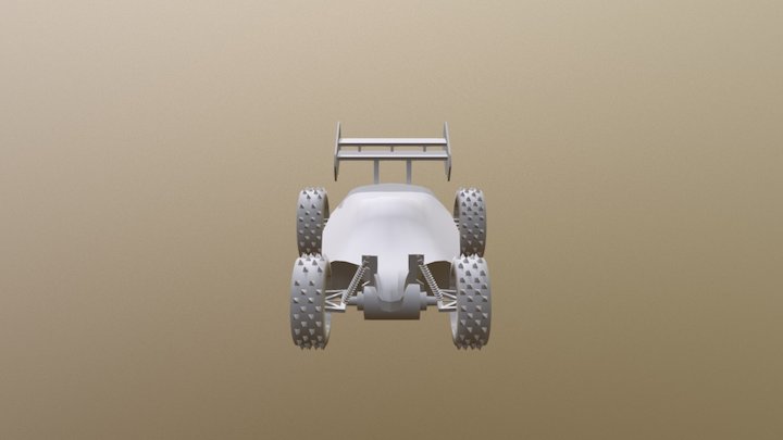 Untextured Racecar (not finished) 3D Model