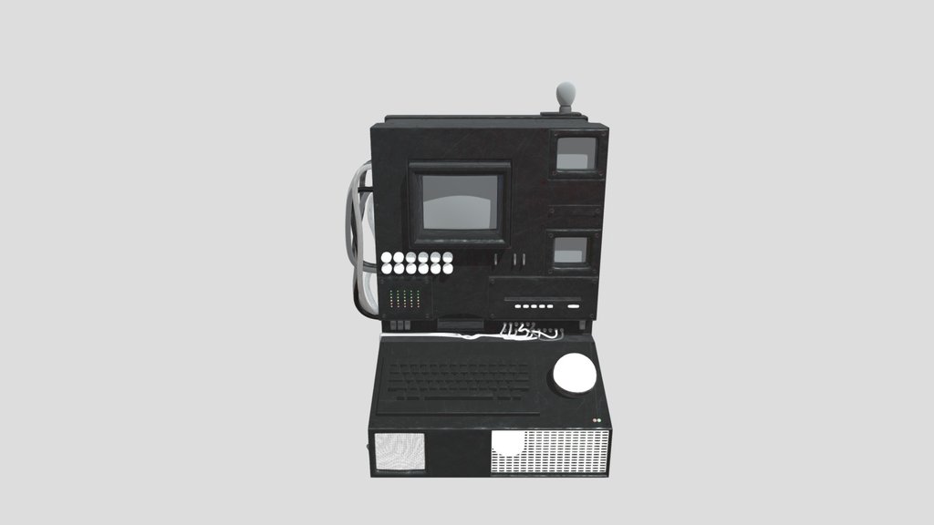 Retro Sci Fi Computer Used Hardware