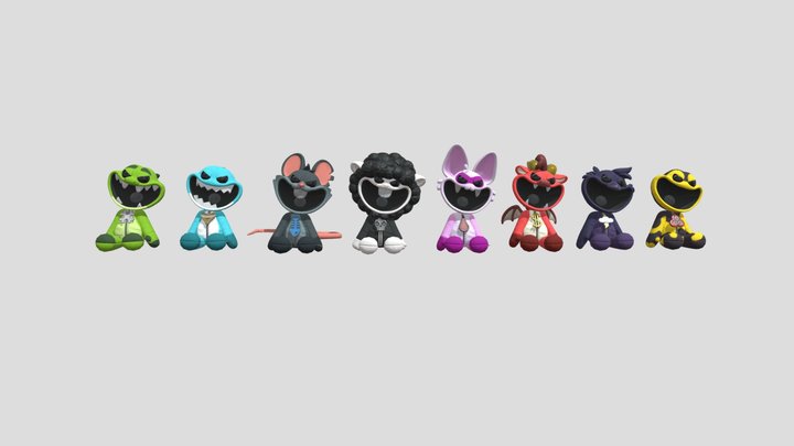 Nightmare Critters 3D Model
