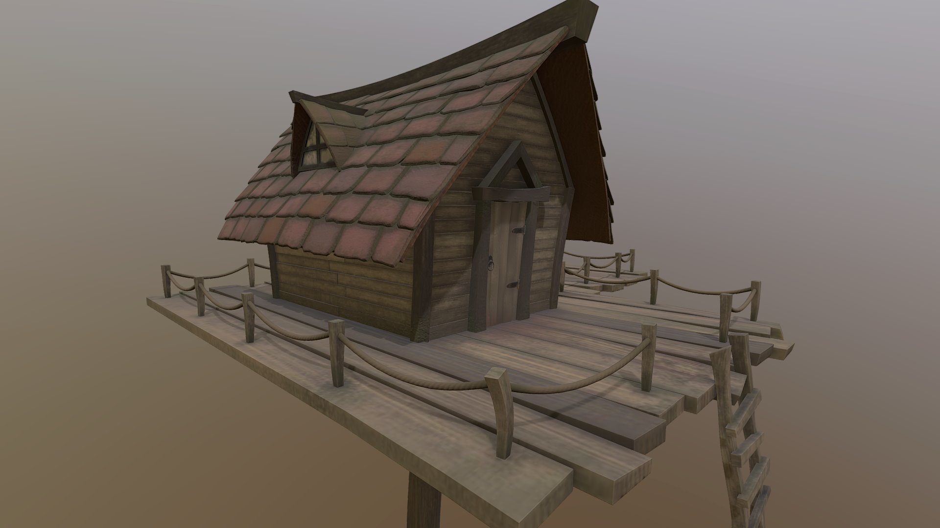 Treehut - 3D model by Bailey Hooson (@baileyhooson) [fe05b35] - Sketchfab