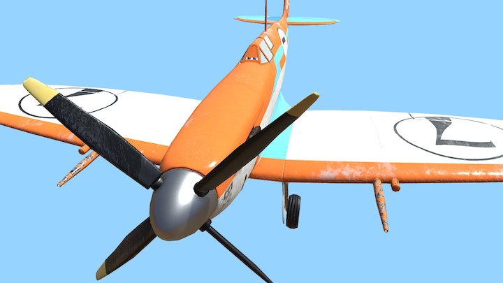 Racing Dusty - Fan art 3D Model