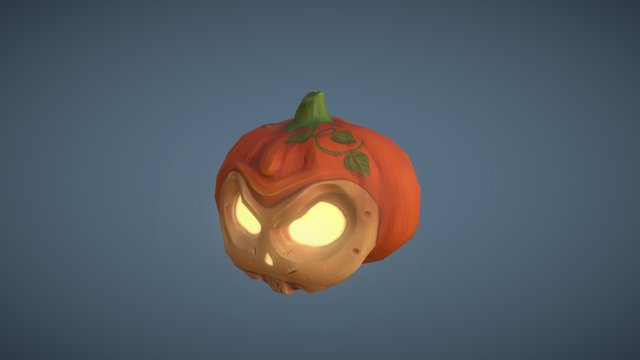 Skeleton pumpkin -JACQUEMIN Alexis 3D Model
