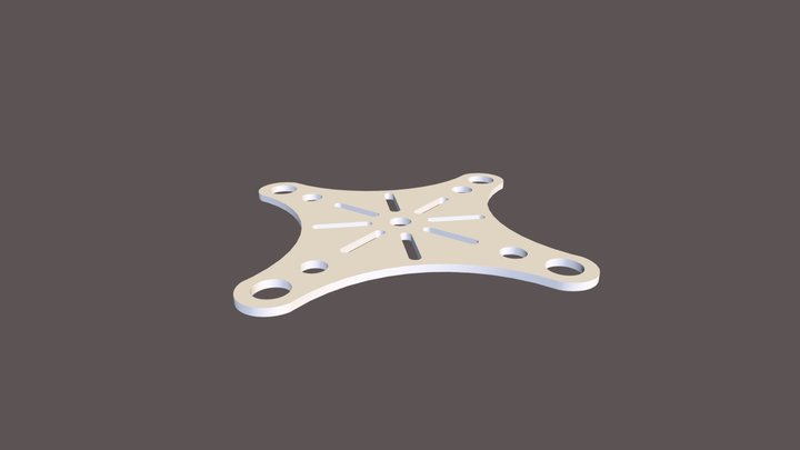 Custom Gimbal Bracket 3D Model