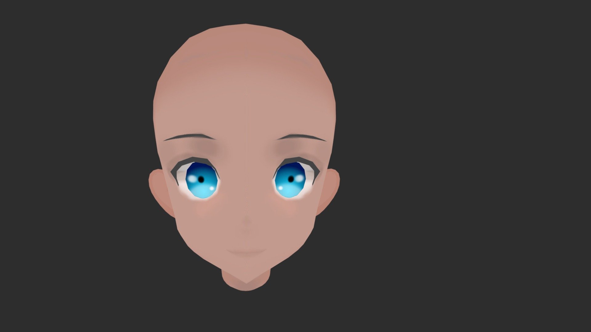 Anime head - Download Free 3D model by DaGreen (@DuskFallSalival) [fe08e8a]