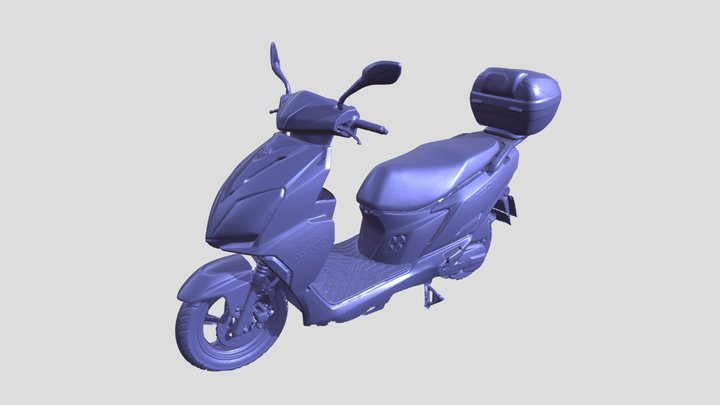 Whale Scan Motorcycles 3D Model