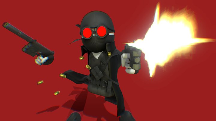 STL file AGENT MADNESS COMBAT 🎲・Model to download and 3D print