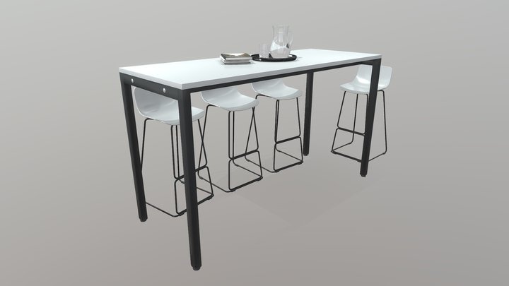 Litewall Counter Table 3D Model