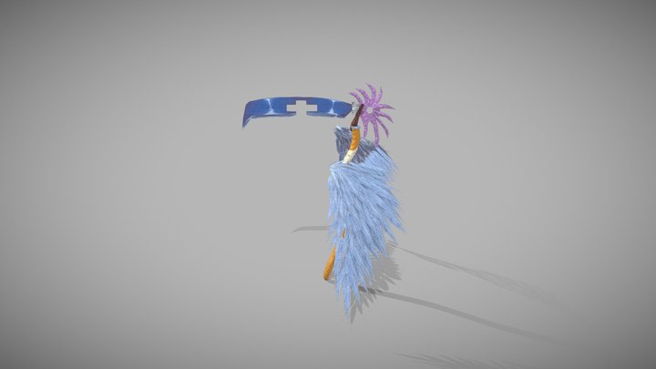 Crystal Scythe 3D Model