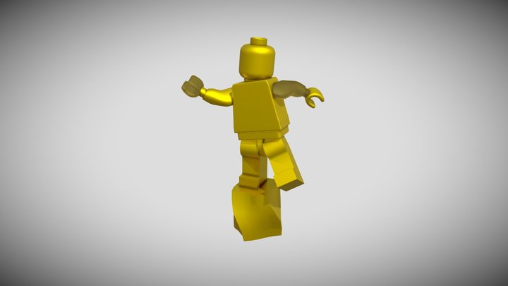 Estatua_Lego 3D Model