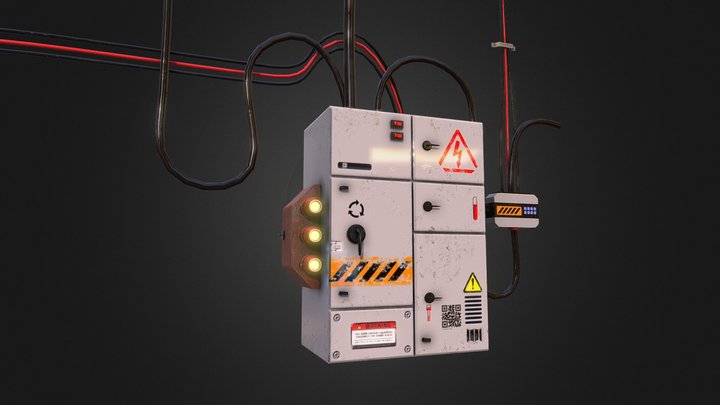 Electric Box 3D Model