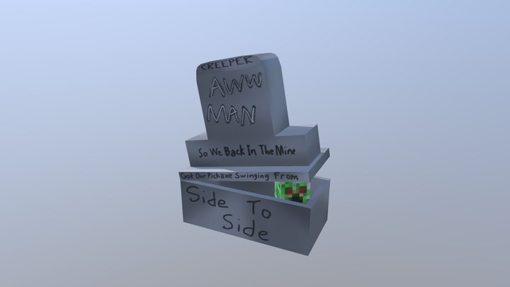 Gravestone3 3D Model