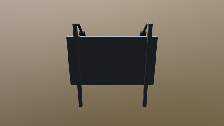 Billboard Mesh 3D Model