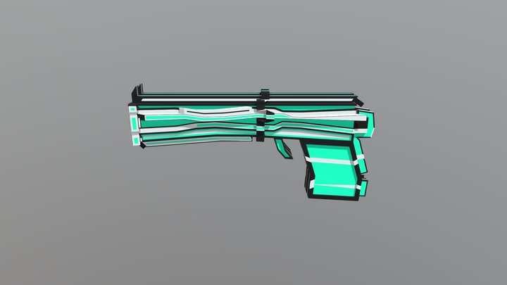 Scifi Pistol 3D Model