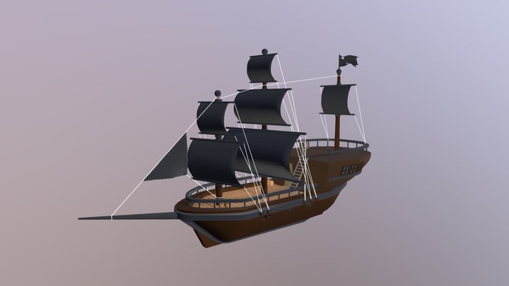 Pirate Ship 3D Model