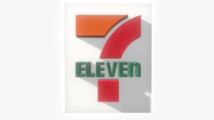 7 Eleven Logo – Free 3D Model STL